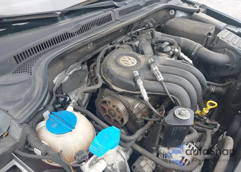 2014 Volkswagen Jetta S из США, поврежденный, VIN 3VW2K7AJ2EM250652